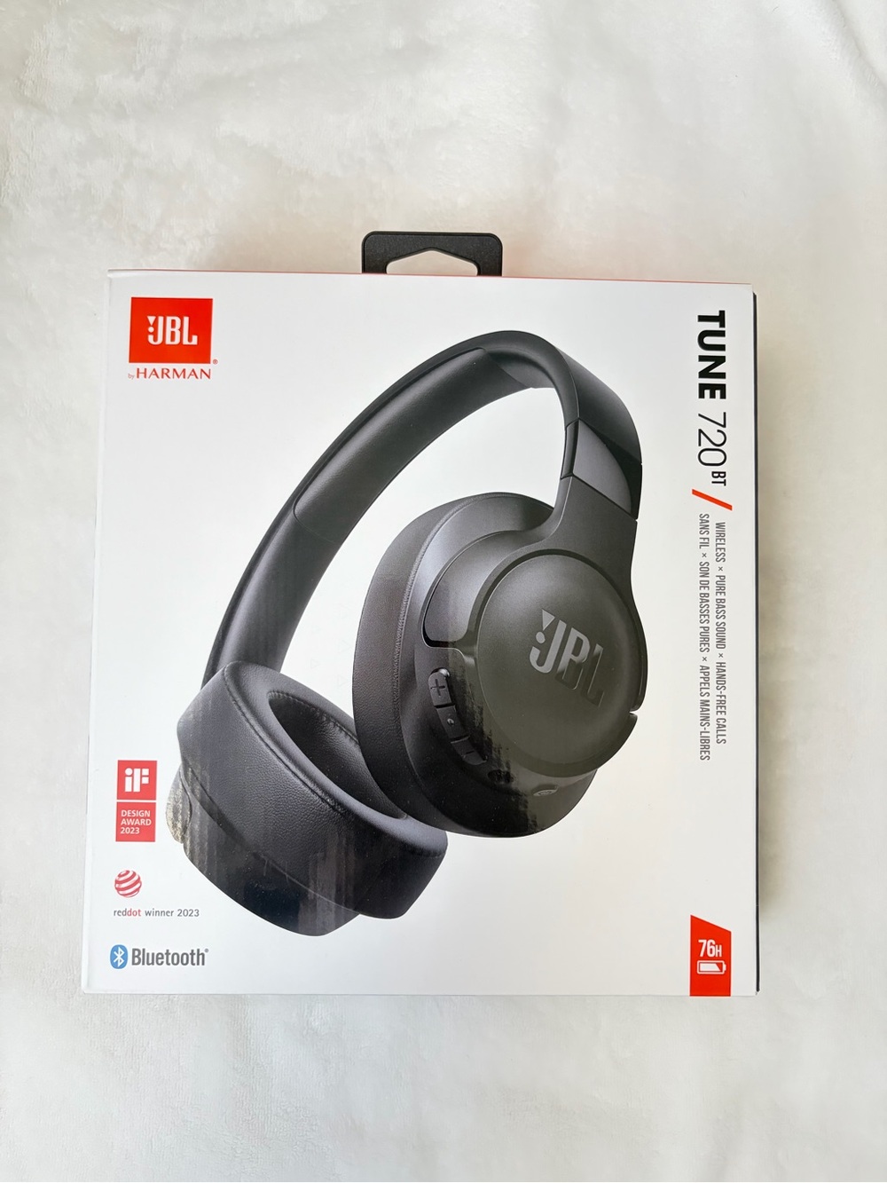 NEW IN BOX JBL Tune 720 Over-Ear Wireless Headphones - Black